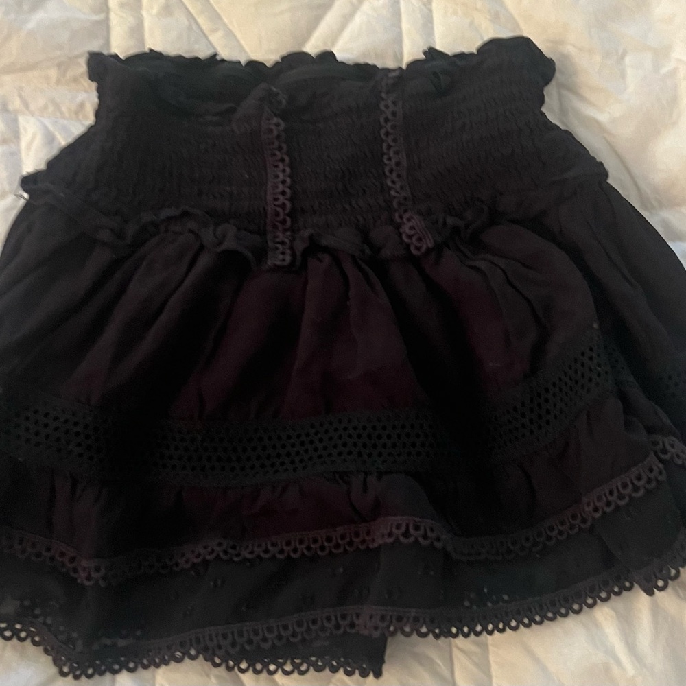 Katie J Black Mini Skirt